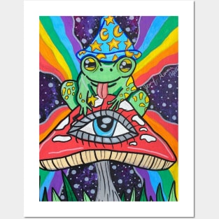 Frog Wizard Posters and Art